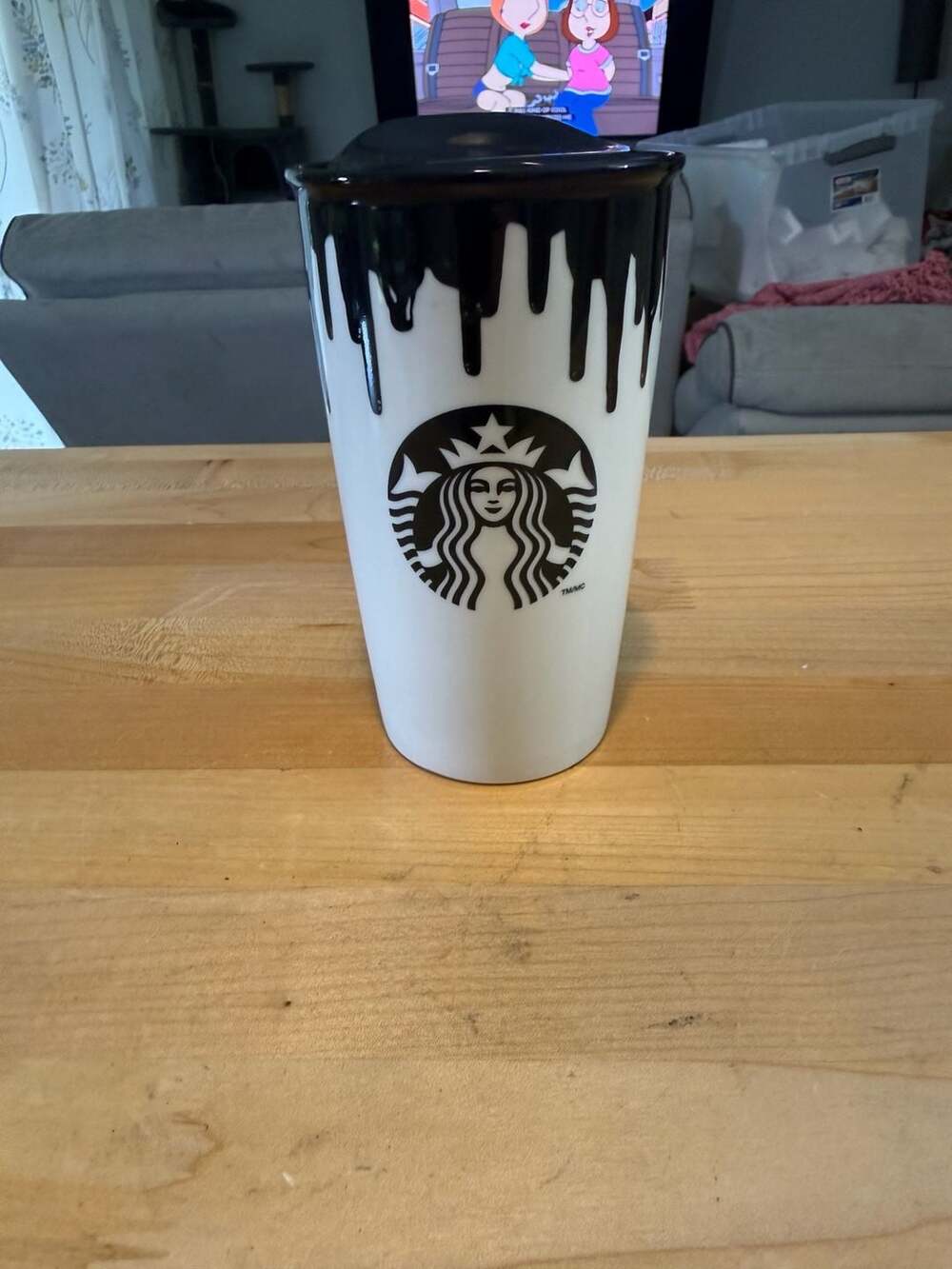 Starbucks x Band of Outsiders 2014 Limited Edition 12oz Black Drip Tumbler